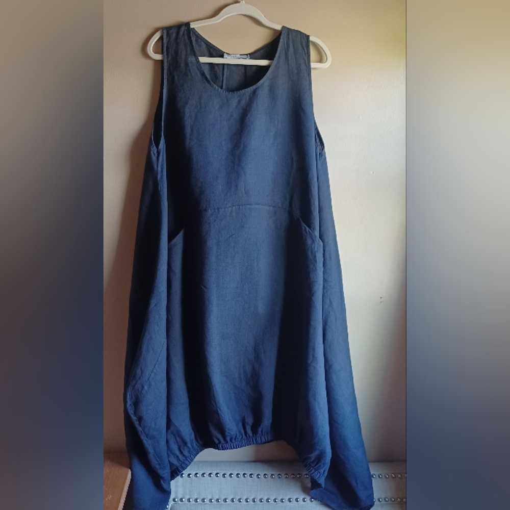 AMICI BY BACI LINEN DRESS